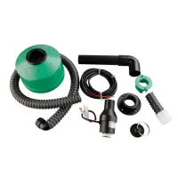 Elektrische WC-Entlüftung für CT 3000 und CT 4000, Türvariante schwarz