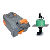 Elektrische WC-Entlüfung für C250 und C260, Türvariante weiß