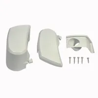 Endkappen, Satz links und rechts für TO 6200, eloxiert