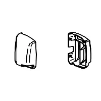 Endkappen Thule 3200, anthrazit, Satz links und rechts -