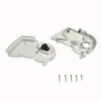 Endplatten, Satz links und rechts für TO 6200, eloxiert