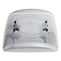 Ersatzhaube mit Griffen, weiß