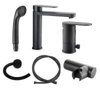 Exklusivpaket Einhebelmischer Linnea L, Garnitur