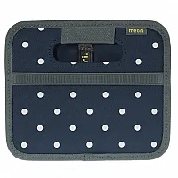 Faltbox Meori Mini, Azur Blau, Punkte -
