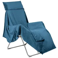 Fleecedecke mit Überwurf