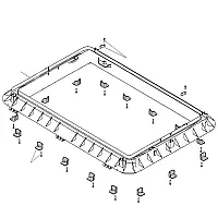 Fliegenschutzrollo kpl. (montagefertig)