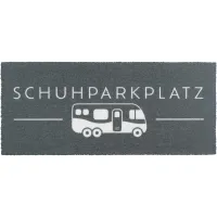 Fußmatte Schuhparkplatz, Integriertes Wohnmobil