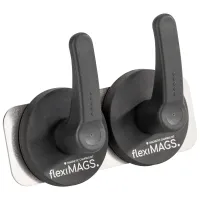 Garderobenhaken Luftschlauch flexiMAGS, schwarz