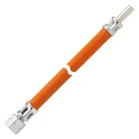 Gas-Hochdruckschlauchleitung 10 bar G 1/4 LH-ÜM x RST 8 x 400