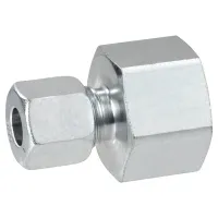 Gerade Aufschraubverschraubung GAIL 8 x G3/8 verzinkt