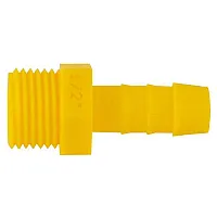 LILIE-Gerade-Einschraubtülle WeißGELB - 1/2 x 10 mm, 5er SB-verpackt