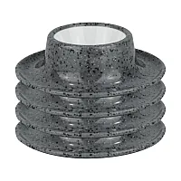 Eierbecher Solid Line - schwarz, weiß