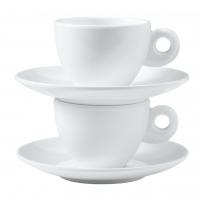 Geschirrserie Highline Edelweiß - Espresso-Set, 2 Stück