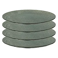 Essteller CLUB - ø 26 cm, 4er-Set, grau