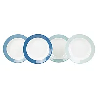 Suppenteller Colour Line - 4-teilig, blau