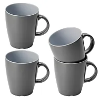 Henkelbecher Vivid Line - 4-tlg., grau