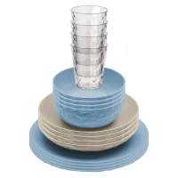 Geschirrset CLUB GÖTEBORG, blau