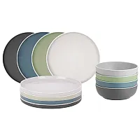 Geschirrset Midday Dolomit - 12-teilig