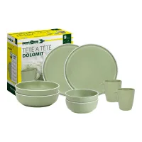 Geschirrset Tête-à-Tête Dolomit, grün
