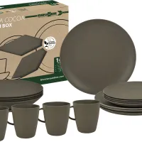 Geschirrset Tierra Cocoa, 16-teilig