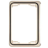 Glasrahmen ohne Anbauteile - creme-weiß für Heki 1 inkl. Klappgestänge