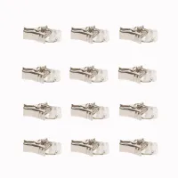 Halteklammer für Gardinen, 12 Stück