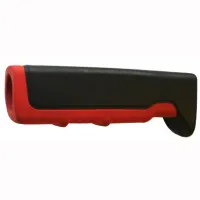 Handgriff mit Öffnung für Druckknopf