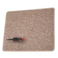 Heizteppich 12 V/100 x 60 cm, hellbraun