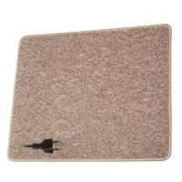 Heizteppich 230 V/100 x 60 cm, hellbraun