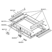 Innenrahmen komplett für Kurbelversion - Midi Heki Style neu Kurbelvariante