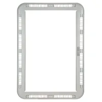 Innenrahmen mit Befestigung - ohne Rollo, grau