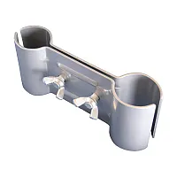 Klemmhalter für Deichselstützräder - und Wäschespinnen