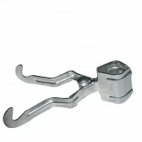 Klemmkleiderhaken - 2-fach Eisen verzinkt