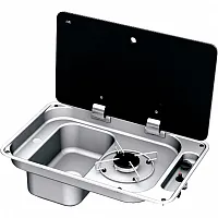 Kocher-Spülenkombination Can FL1324, 53 x 34 cm - Kocher-Spülenkombination Can FL1324, 53 x 34 cm -