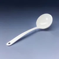 Küchenhelfer, weiß, Schöpfkelle