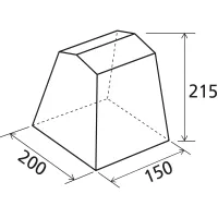 Küchenzelt Vida I NG, blau 200 x 215 x 150 cm