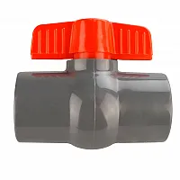 Kugelhahn - 1 1/2 Zoll, schwarz/rot, lose