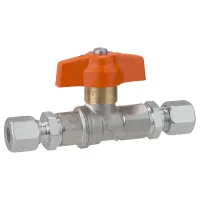 Kugelhahn Gas PS 5 - 20 bar, bds. RVS 8