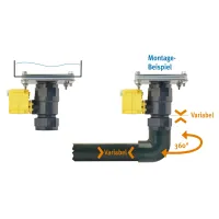 Kugelhahnventil für Tank-Direktanschluss, elektrisch