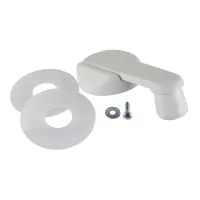 Kurbel mit Montageteil, grau