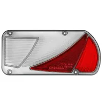 Lichtscheibe ohne Kennzeichenbeleuchtung für Kupplungsträger, rechts Lichtscheibe ohne Kennzeichenbeleuchtung für Kupplungsträger, rechts