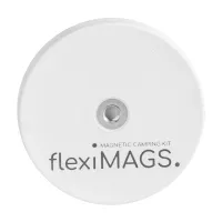 Magnet rund flexiMAGS, weiß, 43 mm
