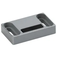 Magnetbeschlag zum Anschrauben, frontal mit Langloch