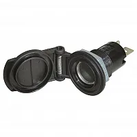 Normsteckdose mit Deckel - 16 A