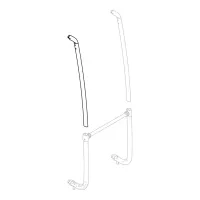 Oberer Tragarm Thule Excellent LV, silber