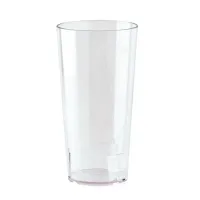 Premium-Campinggläser aus PC/SAN - glasklar, Trinkglas, 300 ml