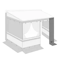 Privacy Room Light Frontpanele - Frontwanderweiterung, 20 cm