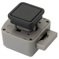 R-EVOLUTION Schließsystem eckig CV schwarz matt, lose