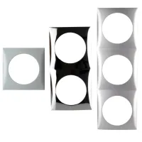 Rahmen chrom, 3-fach