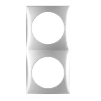 Rahmen chrom matt, 3-fach